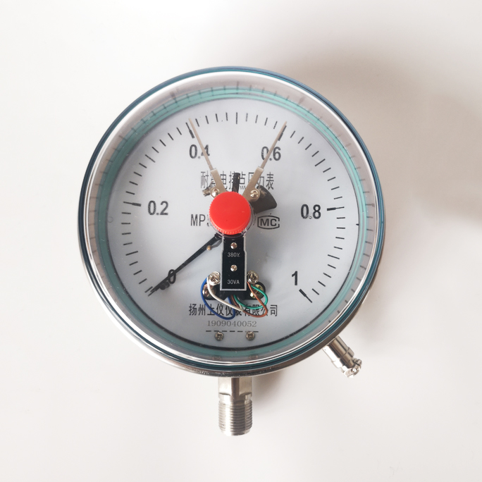 不銹鋼電接點(diǎn)壓力表YXC-100B